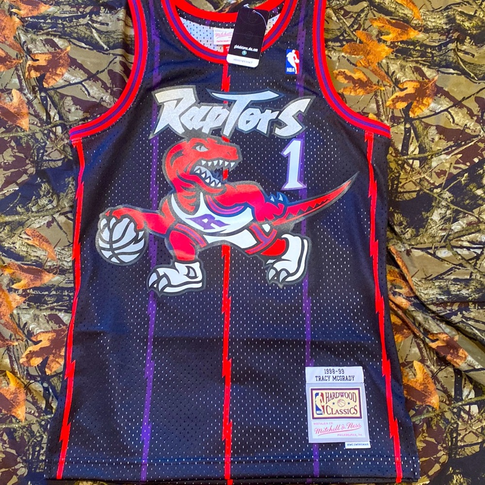 Brand New With Tags 1998-99 Hardwood Classics Toronto Raptors Tracy Mcgrady